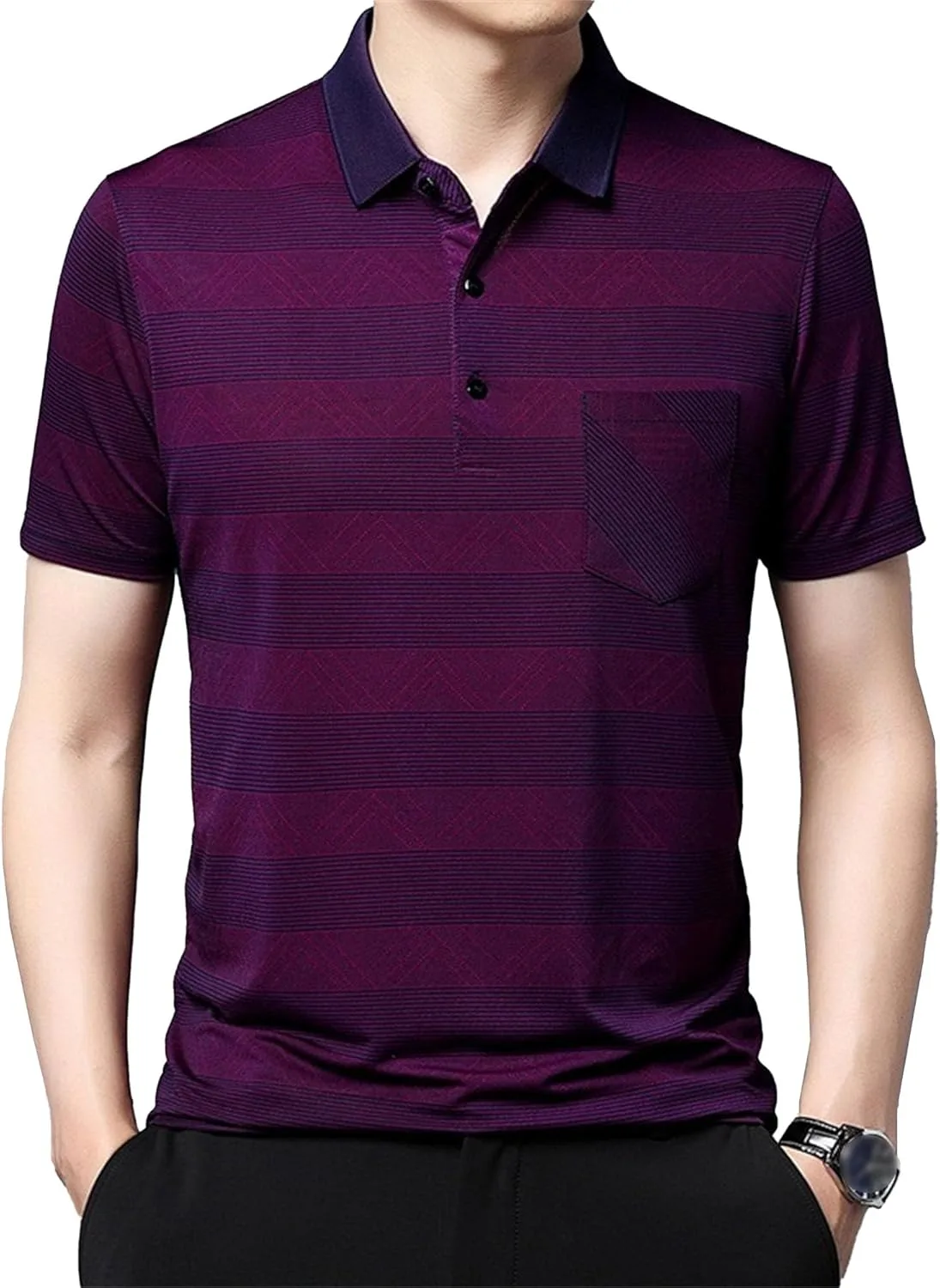 Мужская повседневная рубашка на четверть пуговицы с нагрудным карманом Zylphorix
Мужская повседневная рубашка на четверть пуговицы с нагрудным карманом Zylphorix