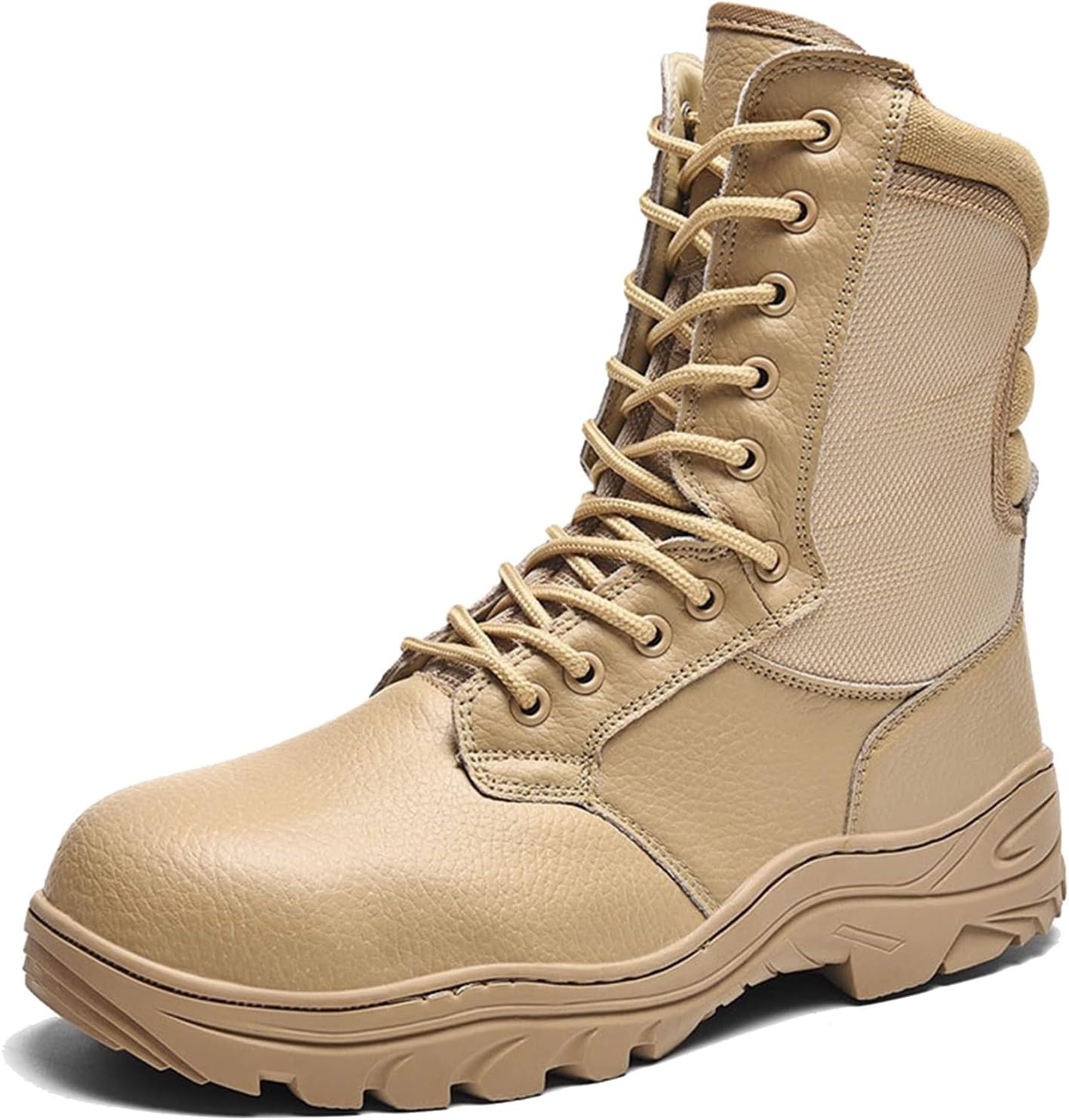 Мужские кожаные военные тактические ботинки с боковой молнией, стойкие к проколам ботинки, десертные боевые ботинки, армейские джунгли ботинки, 20 см ботинки для походов, мотоциклетных поездок и альпинизма Zivopah, Sand
Мужские кожаные военные тактические ботинки с боковой молнией, стойкие к проколам ботинки, десертные боевые ботинки, армейские джунгли ботинки, 20 см ботинки для походов, мотоциклетных поездок и альпинизма Zivopah, Sand