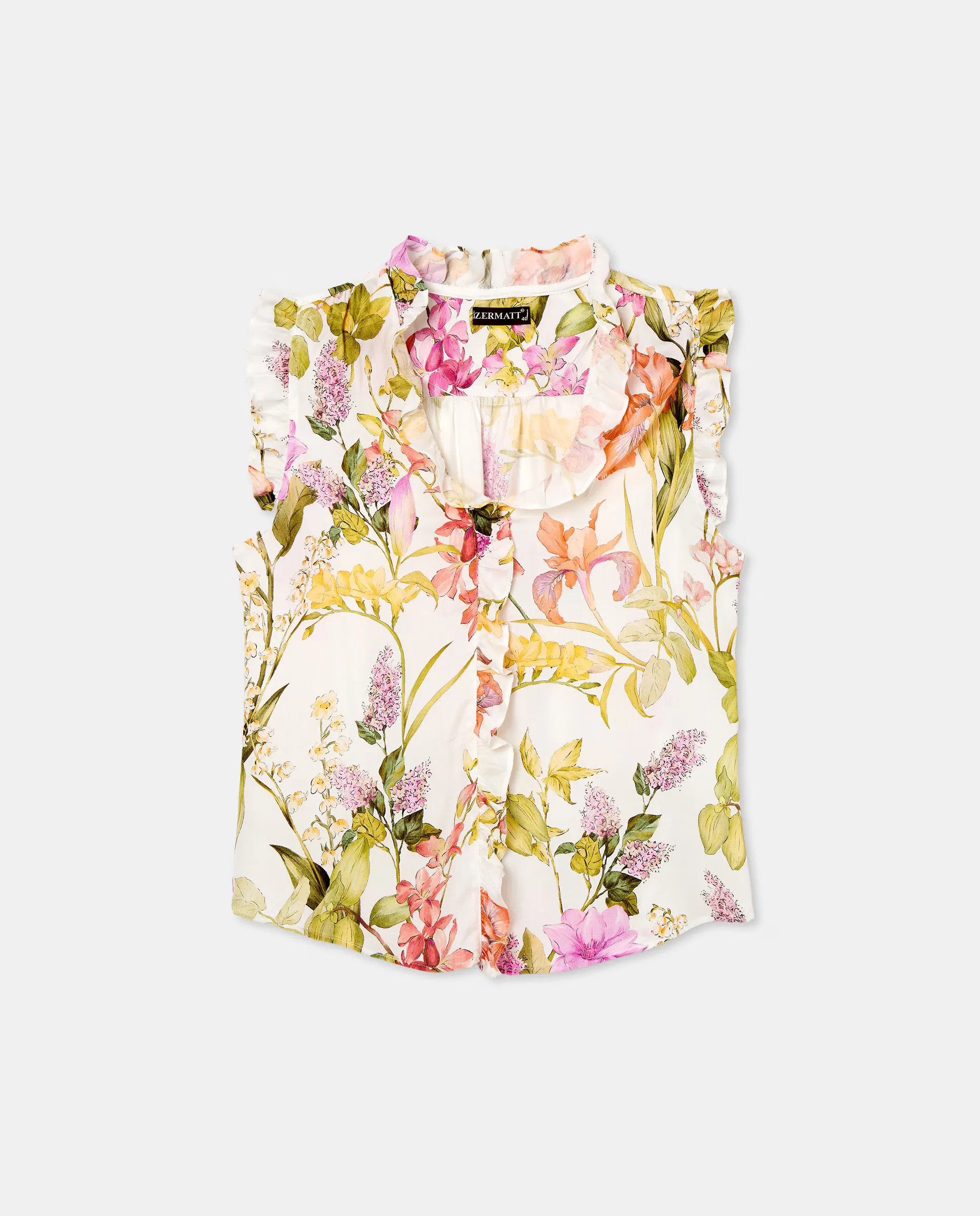 Женская блузка без рукавов с принтом Zermatt, естественный
Женская блузка без рукавов с принтом Zermatt, естественный