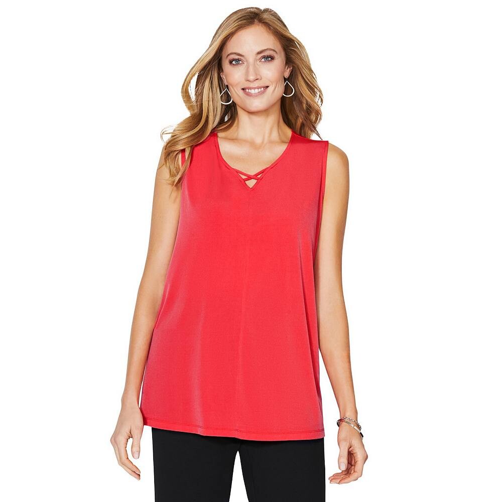 Женская вневременная туника-майка с перекрещенными перекрещивающимися ушками и принтом больших размеровCatherines больших размеров, цвет Cayenne
Женская вневременная туника-майка с перекрещенными перекрещивающимися ушками и принтом больших размеровCatherines больших размеров, цвет Cayenne