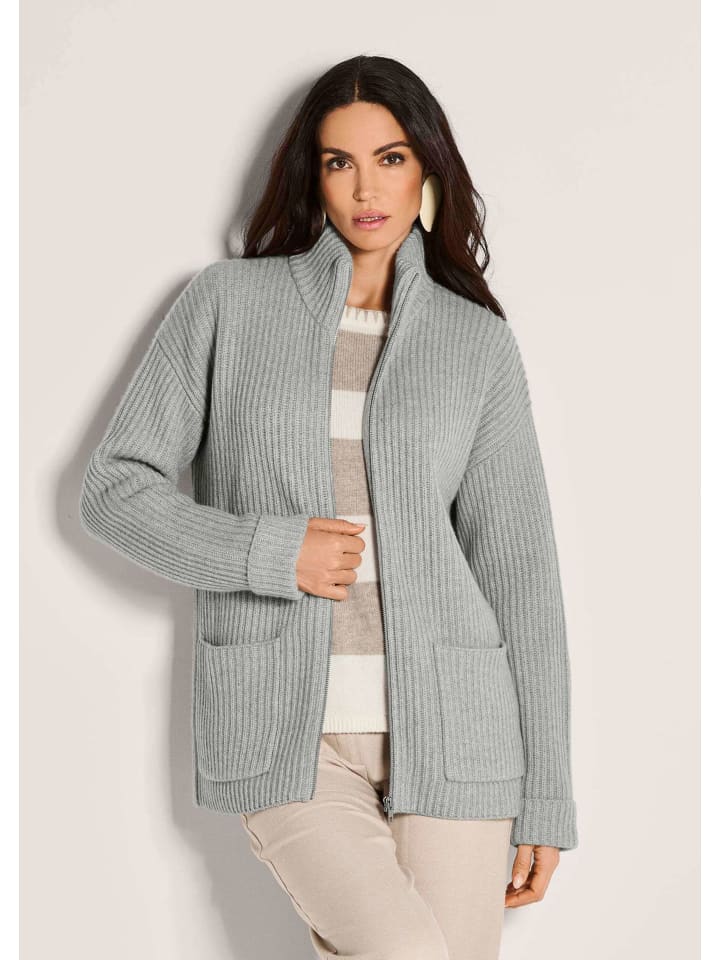 MADELEINE Мягкая шерстяная куртка на молнии, серо-бежевый/меланжевый цвет
MADELEINE Мягкая шерстяная куртка на молнии, серо-бежевый/меланжевый цвет