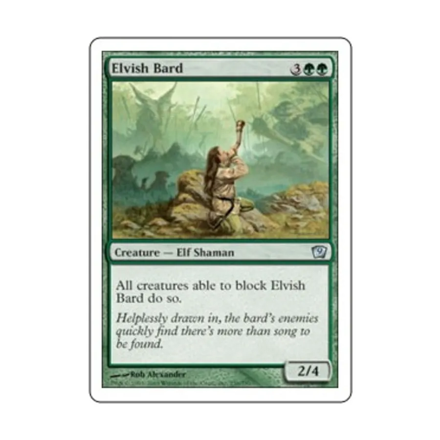 CCG Эльфийский Бард (U), MTG - 9th Edition
CCG Эльфийский Бард (U), MTG - 9th Edition
