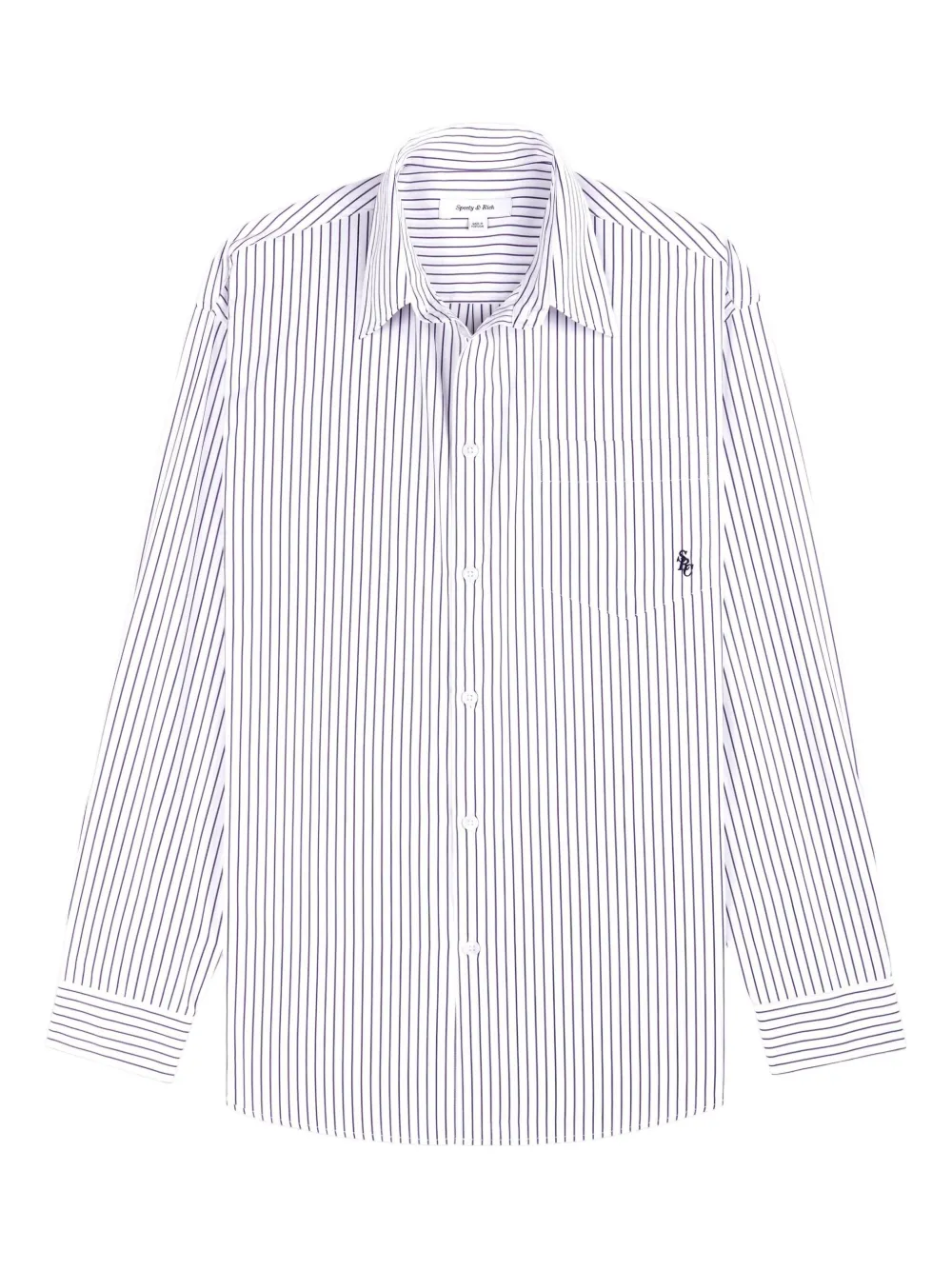 Хлопковая рубашка Sporty & Rich, синий
Хлопковая рубашка Sporty & Rich, синий