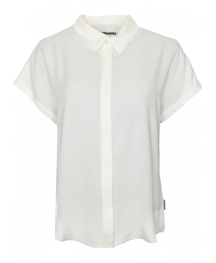 Струящаяся блузка с воротником стойкой. Armedangels, белый
Струящаяся блузка с воротником стойкой. Armedangels, белый