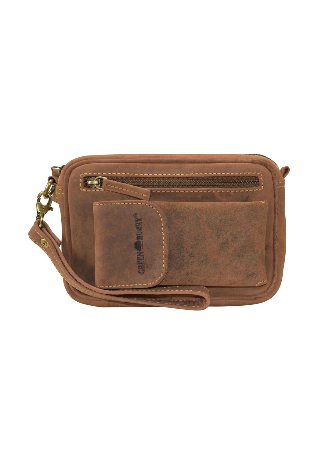 Винтажная мужская сумка из кожи 22 см Green Burry, коричневый
Винтажная мужская сумка из кожи 22 см Green Burry, коричневый