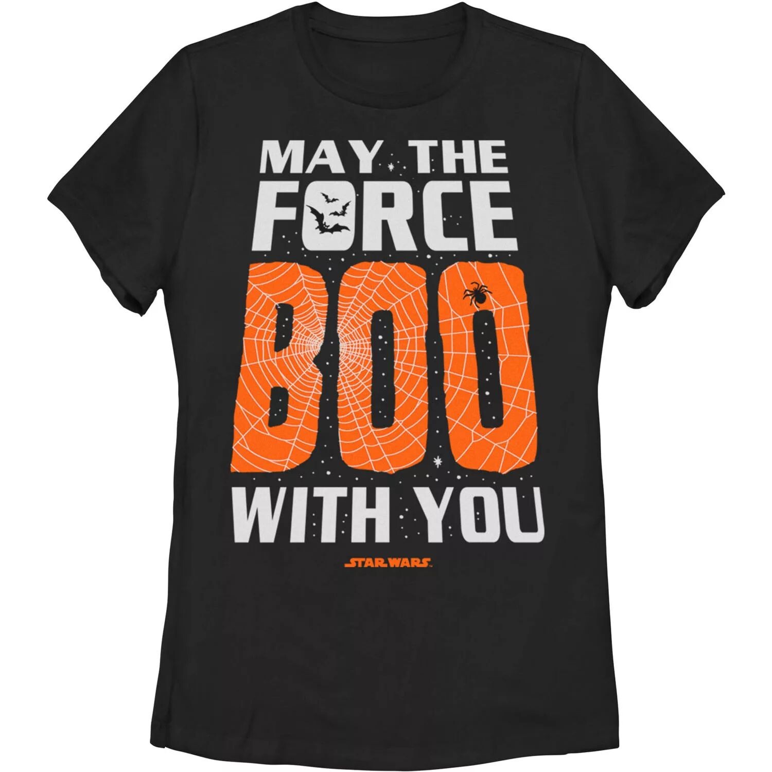 Футболка с рисунком «Звёздные войны» для юниоров «May The Force Boo With You» на Хэллоуин Star Wars
Футболка с рисунком «Звёздные войны» для юниоров «May The Force Boo With You» на Хэллоуин Star Wars