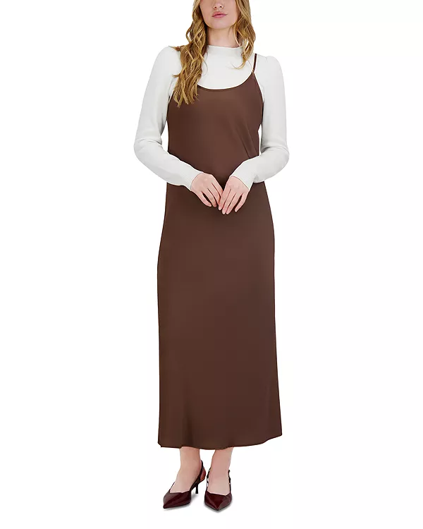 Атласное платье-комбинация Point, коричневый
Атласное платье-комбинация Point, коричневый