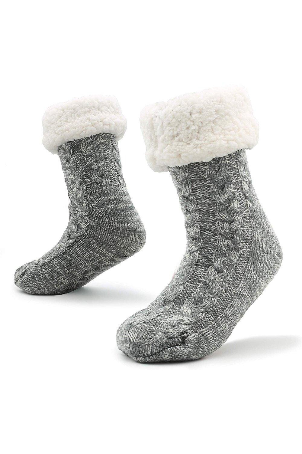 Пушистые носки-тапочки CityComfort, серый
Пушистые носки-тапочки CityComfort, серый