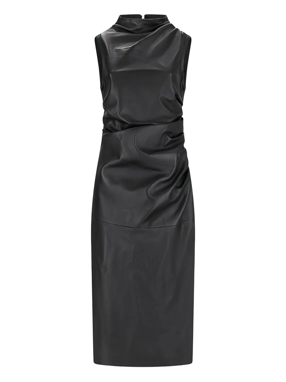 Кожаное платье миди без рукавов Giuseppe Di Morabito, черный
Кожаное платье миди без рукавов Giuseppe Di Morabito, черный