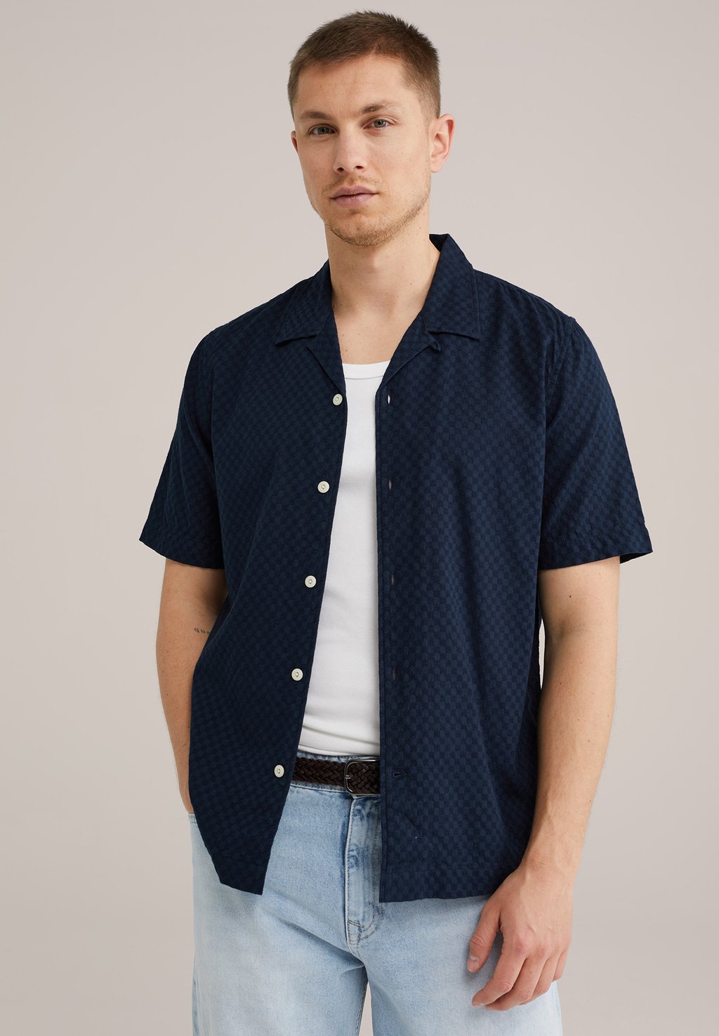 Рубашка WE Fashion, темно-синий
Рубашка WE Fashion, темно-синий