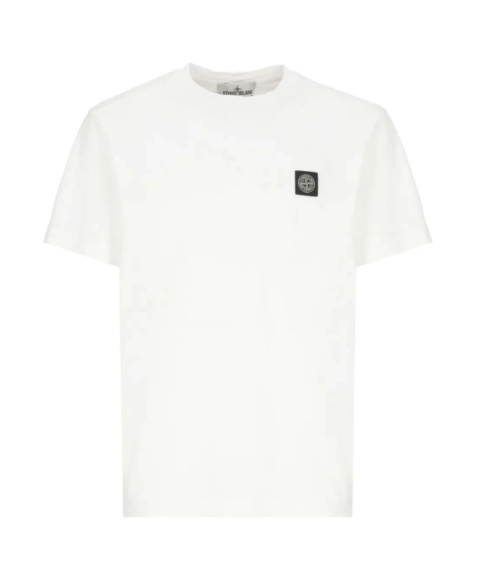 Хлопковая футболка с логотипом Stone Island, белый
Хлопковая футболка с логотипом Stone Island, белый