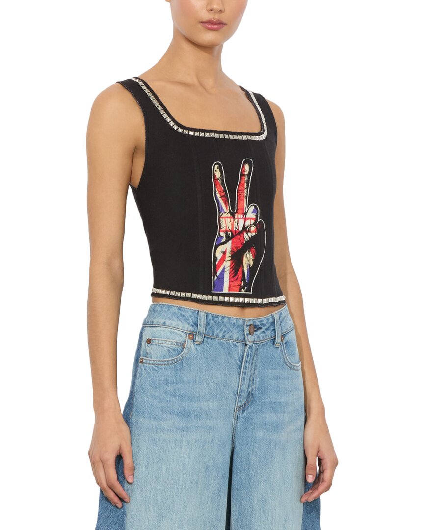 Alice + olivia Блузка Breslin, черный
Alice + olivia Блузка Breslin, черный