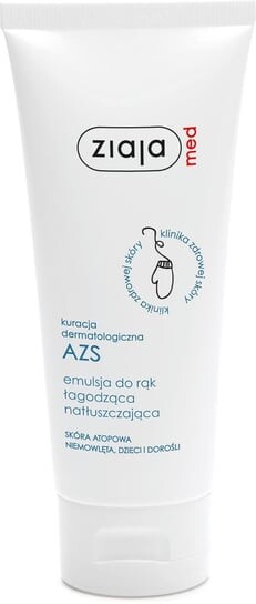 Успокаивающая и увлажняющая эмульсия для рук, 100 мл Ziaja, Med.
Успокаивающая и увлажняющая эмульсия для рук, 100 мл Ziaja, Med.