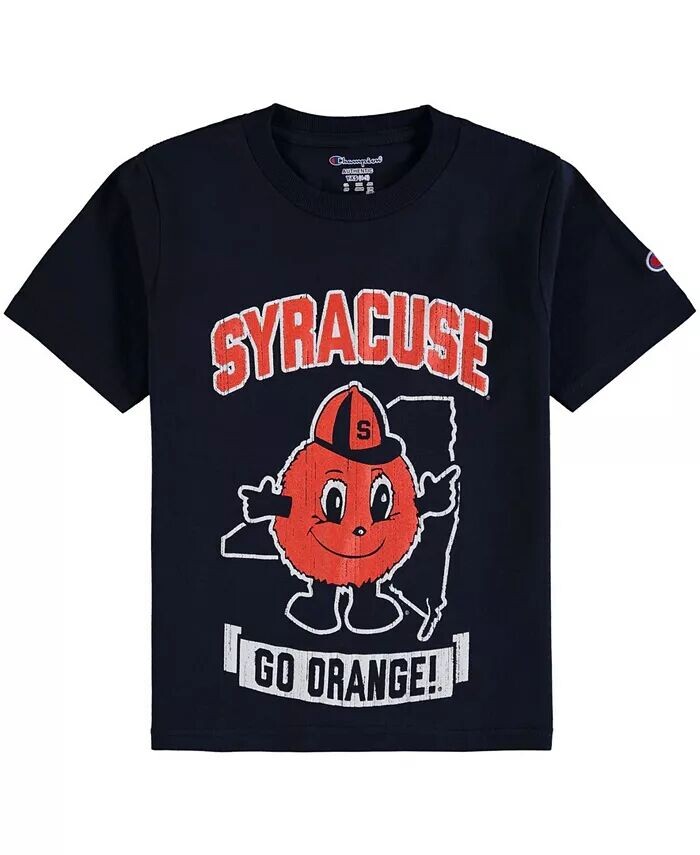 Темно-синяя футболка с оранжевым талисманом Big Boys and Girls Syracuse Orange Strong Mascot Champion, синий
Темно-синяя футболка с оранжевым талисманом Big Boys and Girls Syracuse Orange Strong Mascot Champion, синий