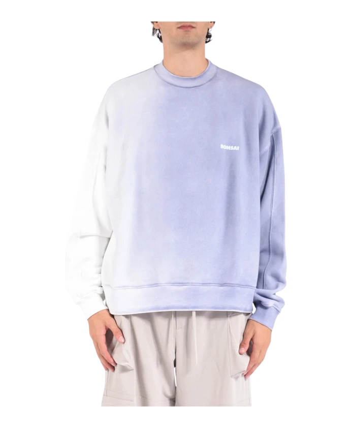 Хлопковая толстовка с круглым вырезом, окрашенная специальным способом. Bonsai, синий
Хлопковая толстовка с круглым вырезом, окрашенная специальным способом. Bonsai, синий