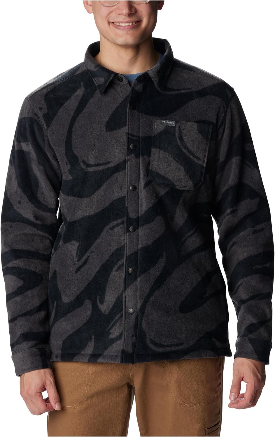 Куртка Steens Mountain Printed Shirt Jacket Columbia, цвет Black Snowdrifts Print
Куртка Steens Mountain Printed Shirt Jacket Columbia, цвет Black Snowdrifts Print