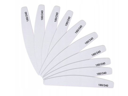 10 пилочек для ногтей «лодочка», белая, 180/240, inna
10 пилочек для ногтей «лодочка», белая, 180/240, inna