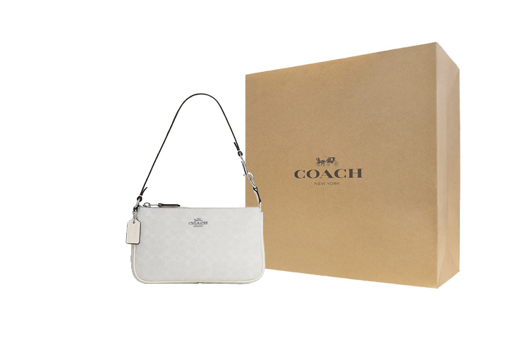 COACH Сумка через плечо Nolita Pvc, женская маленькая белая
COACH Сумка через плечо Nolita Pvc, женская маленькая белая