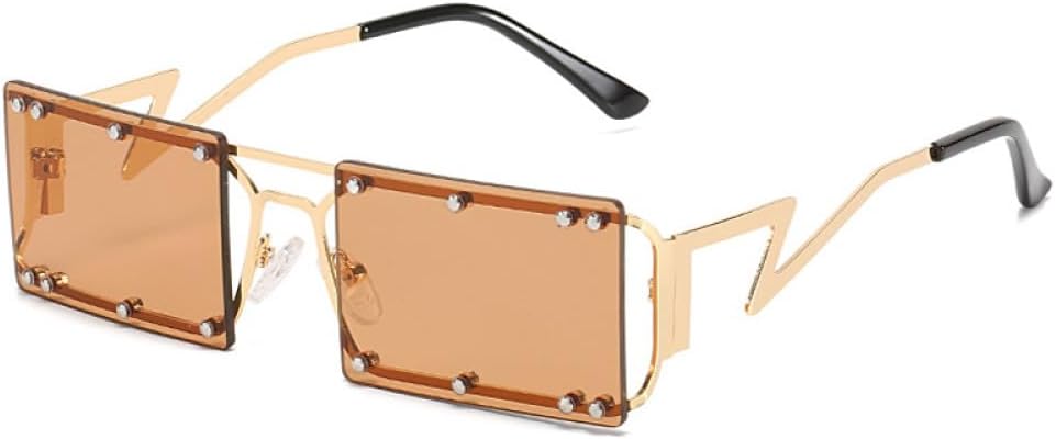 Классические маленькие прямоугольные солнцезащитные очки для женщин в винтажном стиле с металлической оправой, в стиле стимпанк, ретро-очки для женщин, разноцветные очки MTZJH, Gold Brown
Классические маленькие прямоугольные солнцезащитные очки для женщин в винтажном стиле с металлической оправой, в стиле стимпанк, ретро-очки для женщин, разноцветные очки MTZJH, Gold Brown