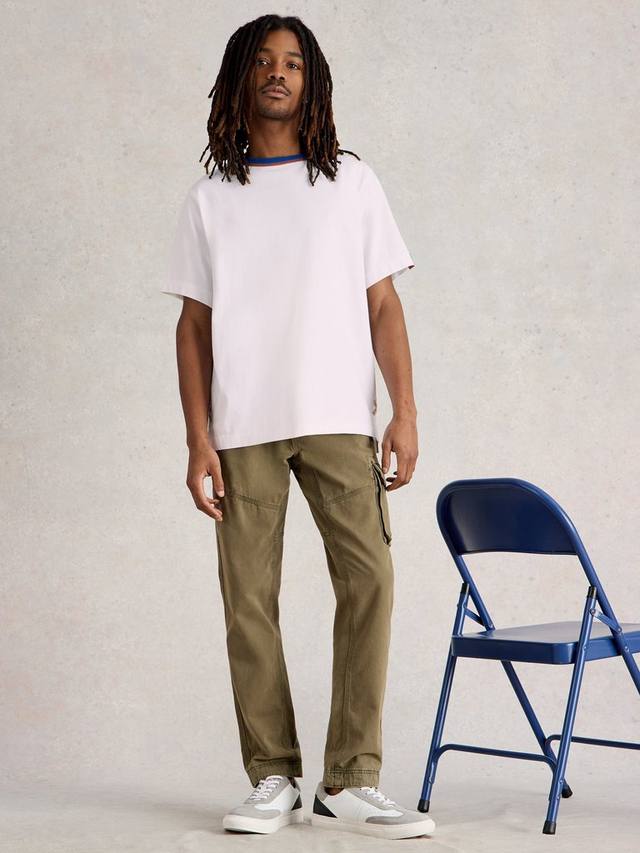 Хлопчатобумажная футболка обычного покроя с коротким рукавом White Stuff, белый
Хлопчатобумажная футболка обычного покроя с коротким рукавом White Stuff, белый