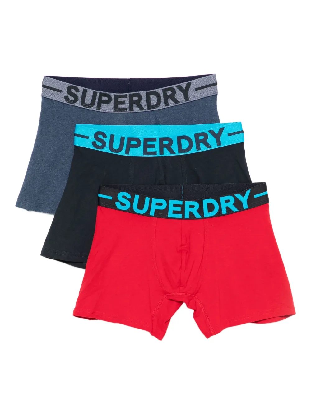 Боксеры с логотипом на поясе (набор из трех штук) Superdry, синий
Боксеры с логотипом на поясе (набор из трех штук) Superdry, синий