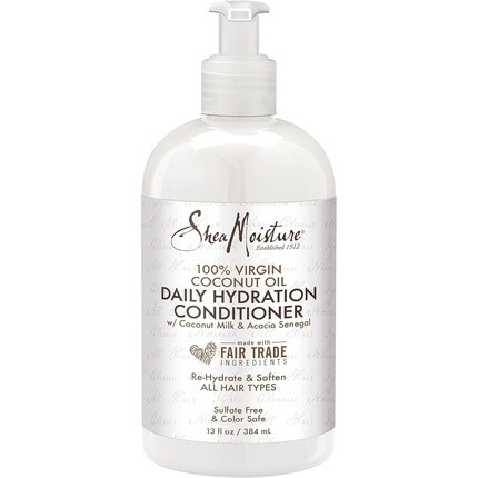 Кондиционер для ежедневного увлажнения Shea Moisture со 100% натуральным кокосовым маслом, 384 мл
Кондиционер для ежедневного увлажнения Shea Moisture со 100% натуральным кокосовым маслом, 384 мл