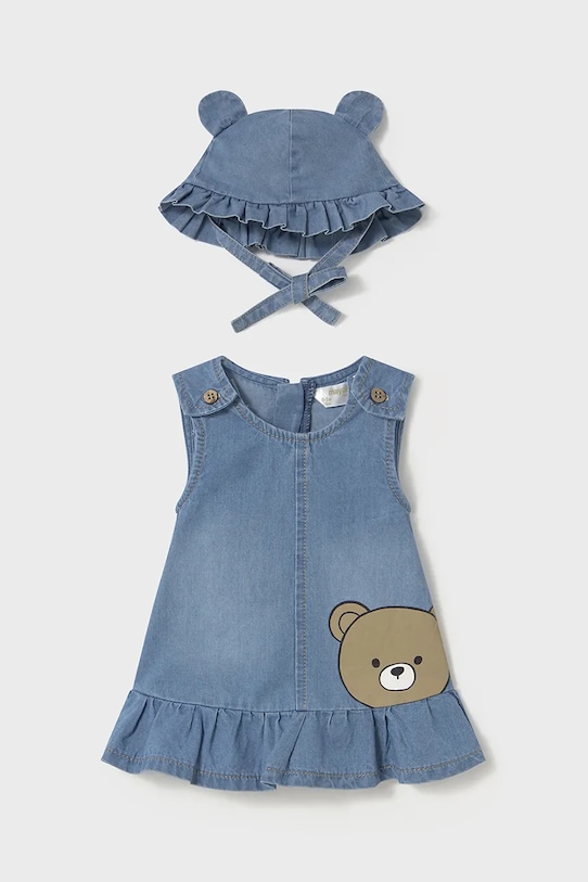 Хлопковое платье для малышей Mayoral Newborn, синий
Хлопковое платье для малышей Mayoral Newborn, синий