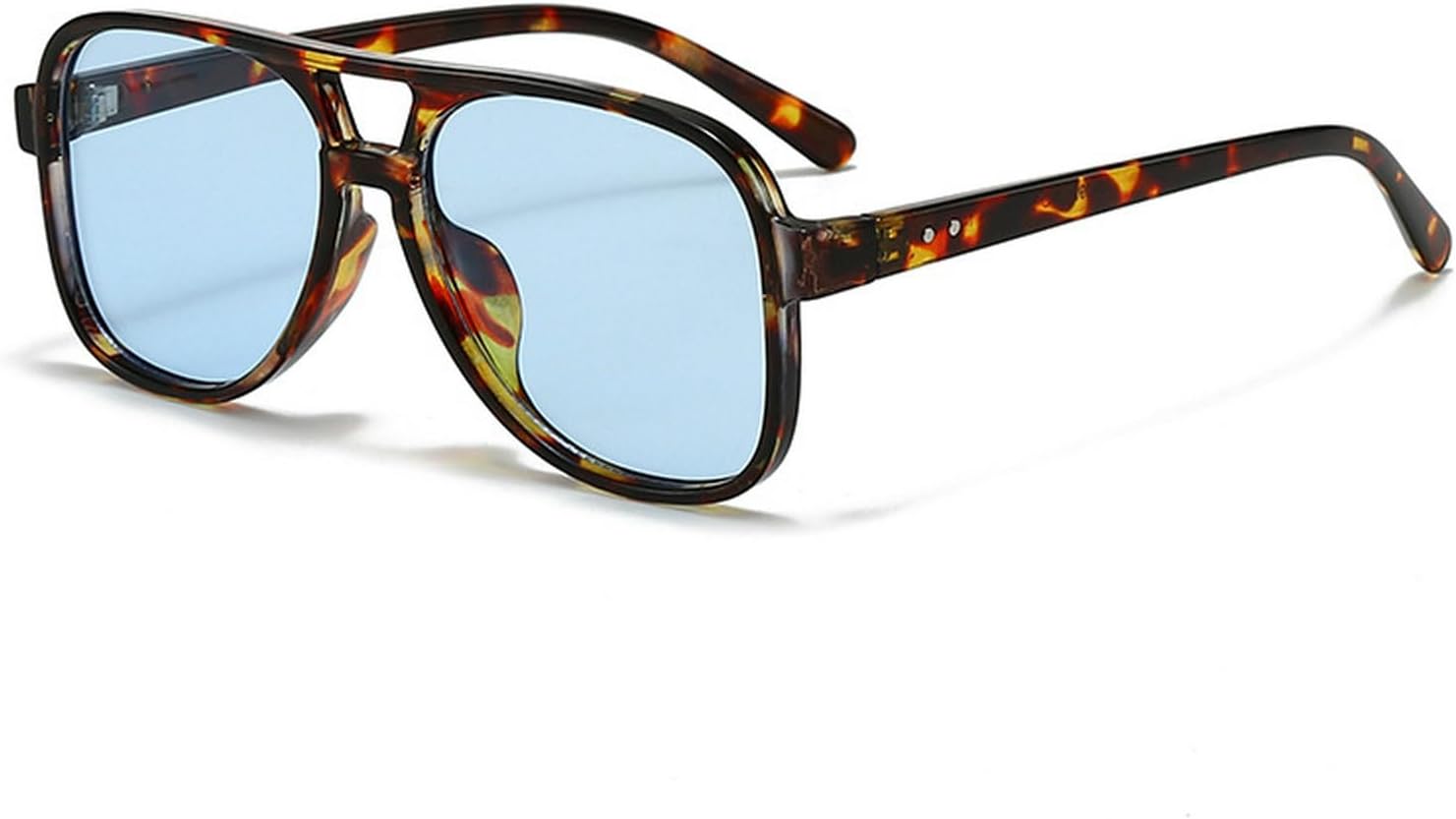 Винтажные солнцезащитные очки-пилот с двойной перемычкой для женщин и мужчин, большие синие солнцезащитные очки в крупной оправе, защита от ультрафиолета UV400 mincl, Leopard Blue
Винтажные солнцезащитные очки-пилот с двойной перемычкой для женщин и мужчин, большие синие солнцезащитные очки в крупной оправе, защита от ультрафиолета UV400 mincl, Leopard Blue