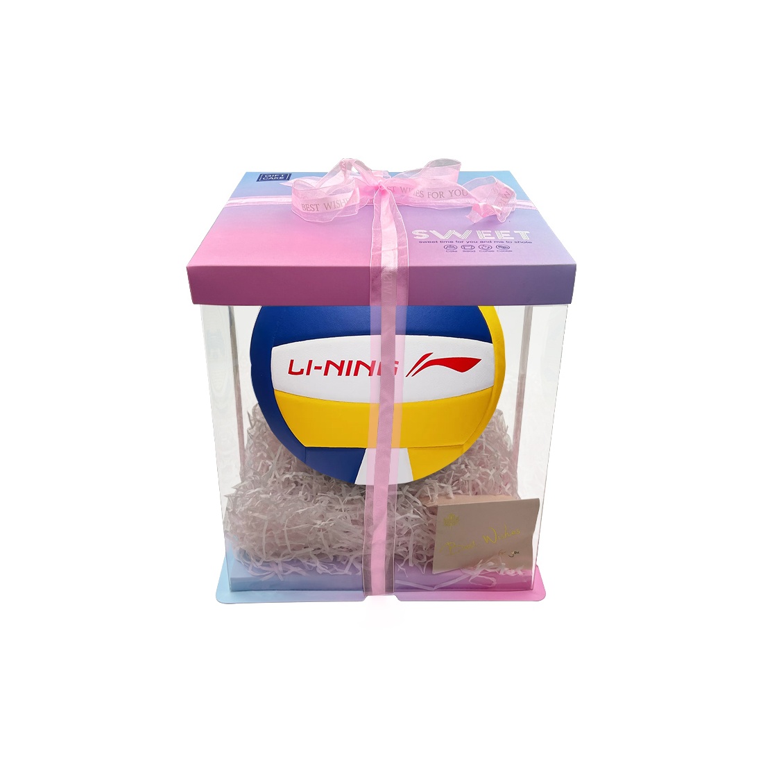 LINING Волейбольный мяч PU размер 5 Unisex Blue White Yellow
LINING Волейбольный мяч PU размер 5 Unisex Blue White Yellow