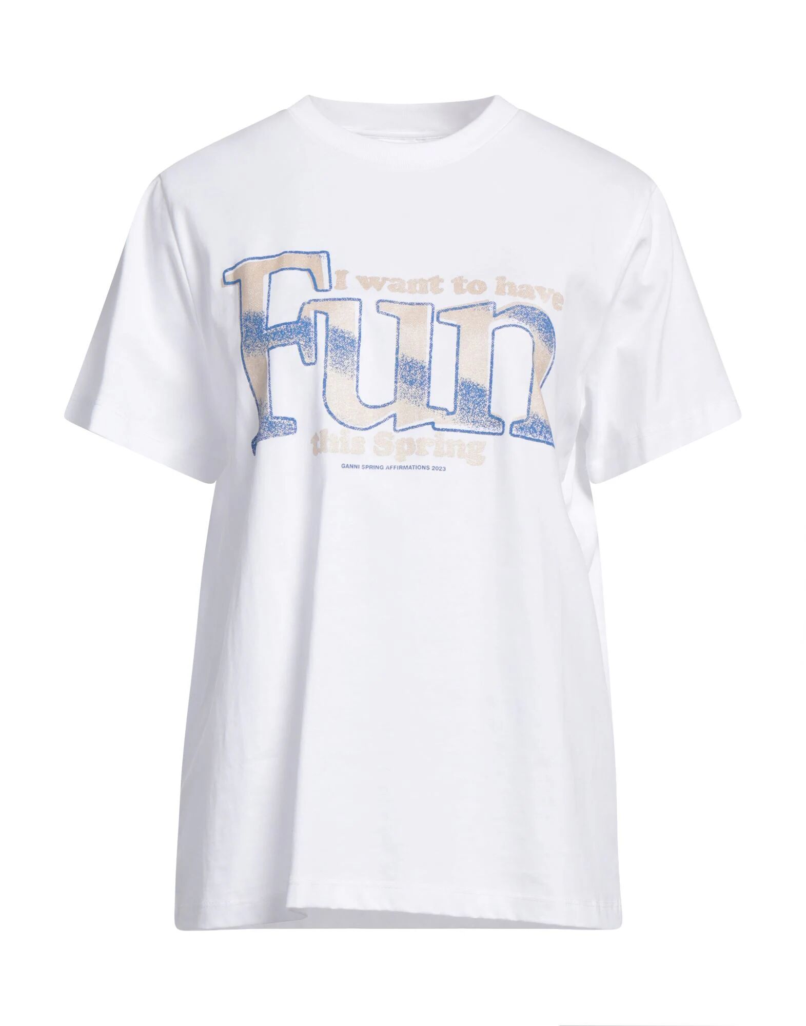 Футболка Ganni, белый
Футболка Ganni, белый