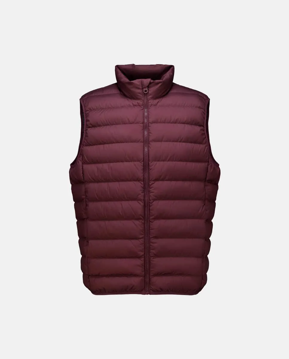 Мужской легкий жилет из переработанного полиэстера с натуральным пухом Emidio Tucci, бордовый
Мужской легкий жилет из переработанного полиэстера с натуральным пухом Emidio Tucci, бордовый