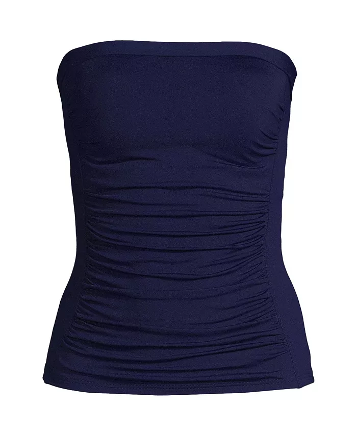 Женский топ-бандо танкини для купальника Lands' End, синий
Женский топ-бандо танкини для купальника Lands' End, синий