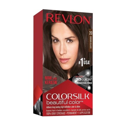 Краска для волос Color Silk Beautiful без аммиака Коричневый Черный 130мл, Revlon
Краска для волос Color Silk Beautiful без аммиака Коричневый Черный 130мл, Revlon