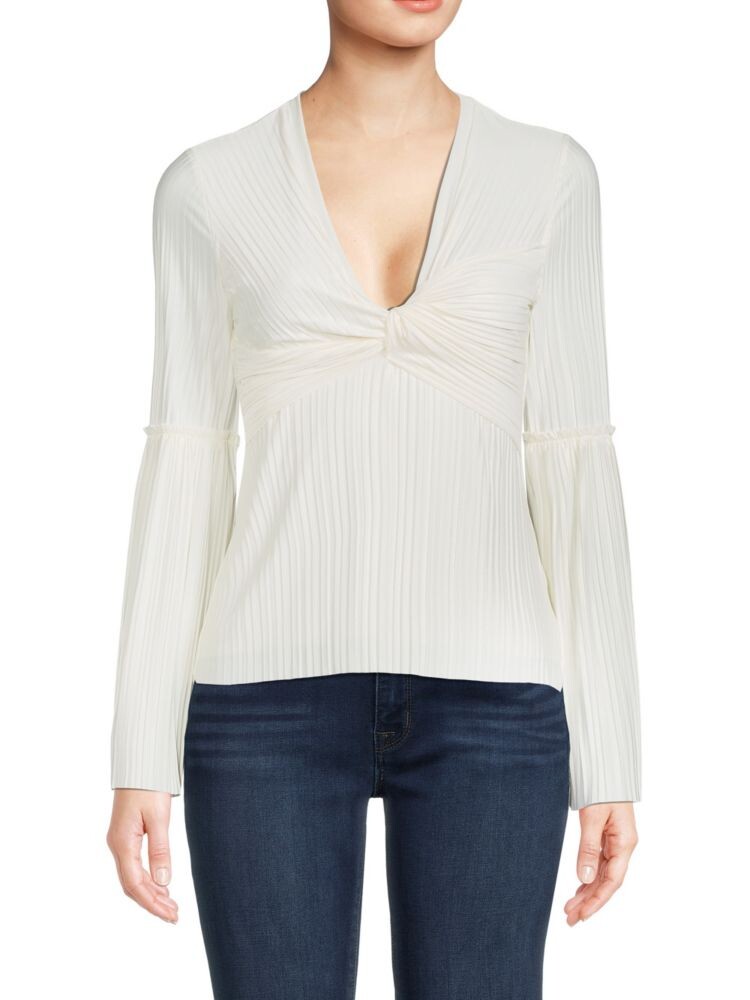 Плиссированный топ Cindy с рукавами-колокольчиками Bailey 44, цвет Creme
Плиссированный топ Cindy с рукавами-колокольчиками Bailey 44, цвет Creme
