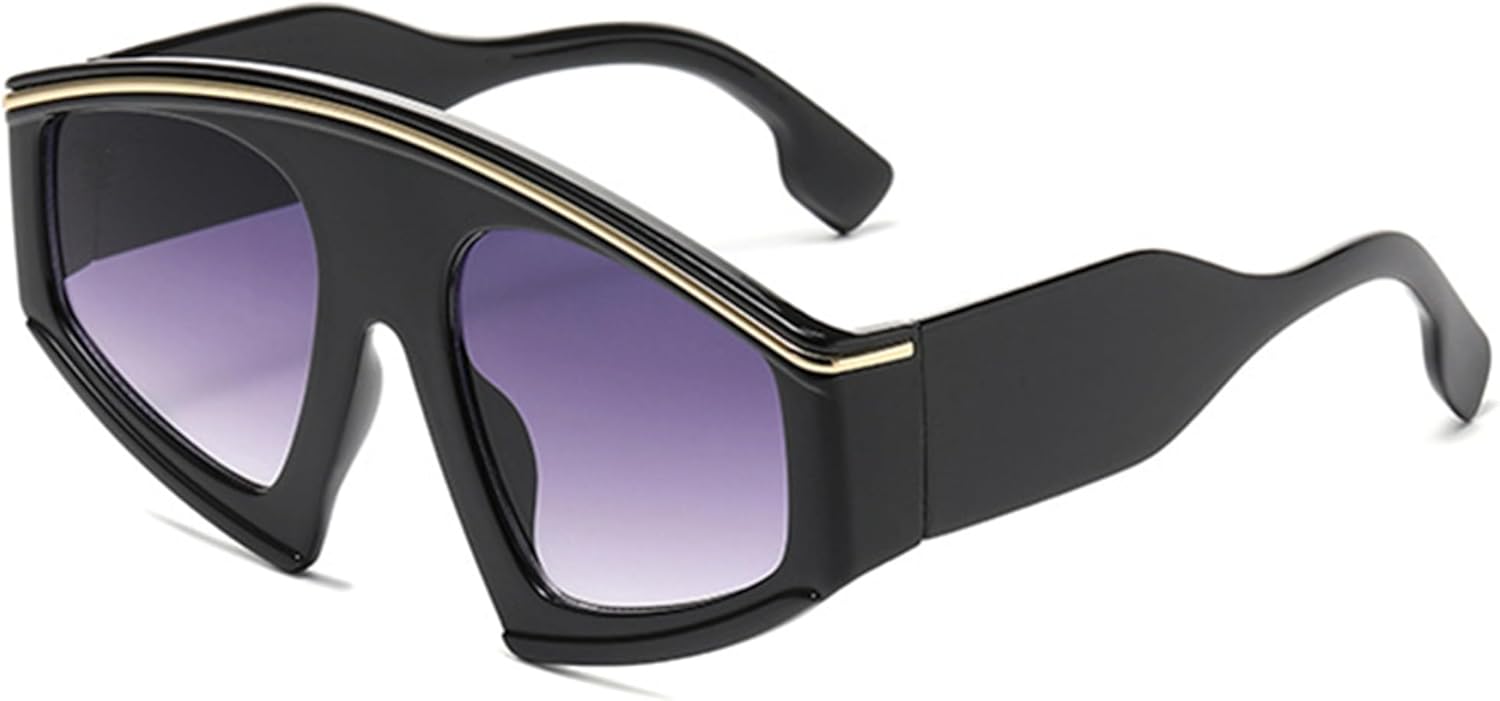 bullabulling Модные солнцезащитные очки большого размера в стиле "кошачий глаз" в стиле Y2K для женщин, винтажные солнцезащитные очки с леопардовым принтом и градиентом, защита от ультрафиолета UV400 для мужчин, Black Gray
bullabulling Модные солнцезащитные очки большого размера в стиле "кошачий глаз" в стиле Y2K для женщин, винтажные солнцезащитные очки с леопардовым принтом и градиентом, защита от ультрафиолета UV400 для мужчин, Black Gray