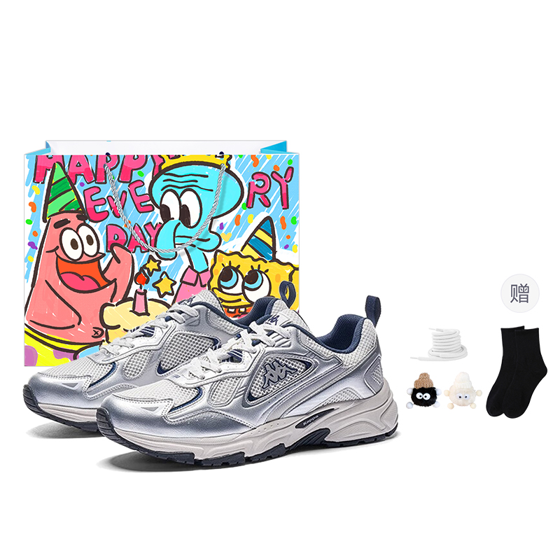 Kappa Прочные дышащие легкие низкие массивные кроссовки Unisex Silver
Kappa Прочные дышащие легкие низкие массивные кроссовки Unisex Silver