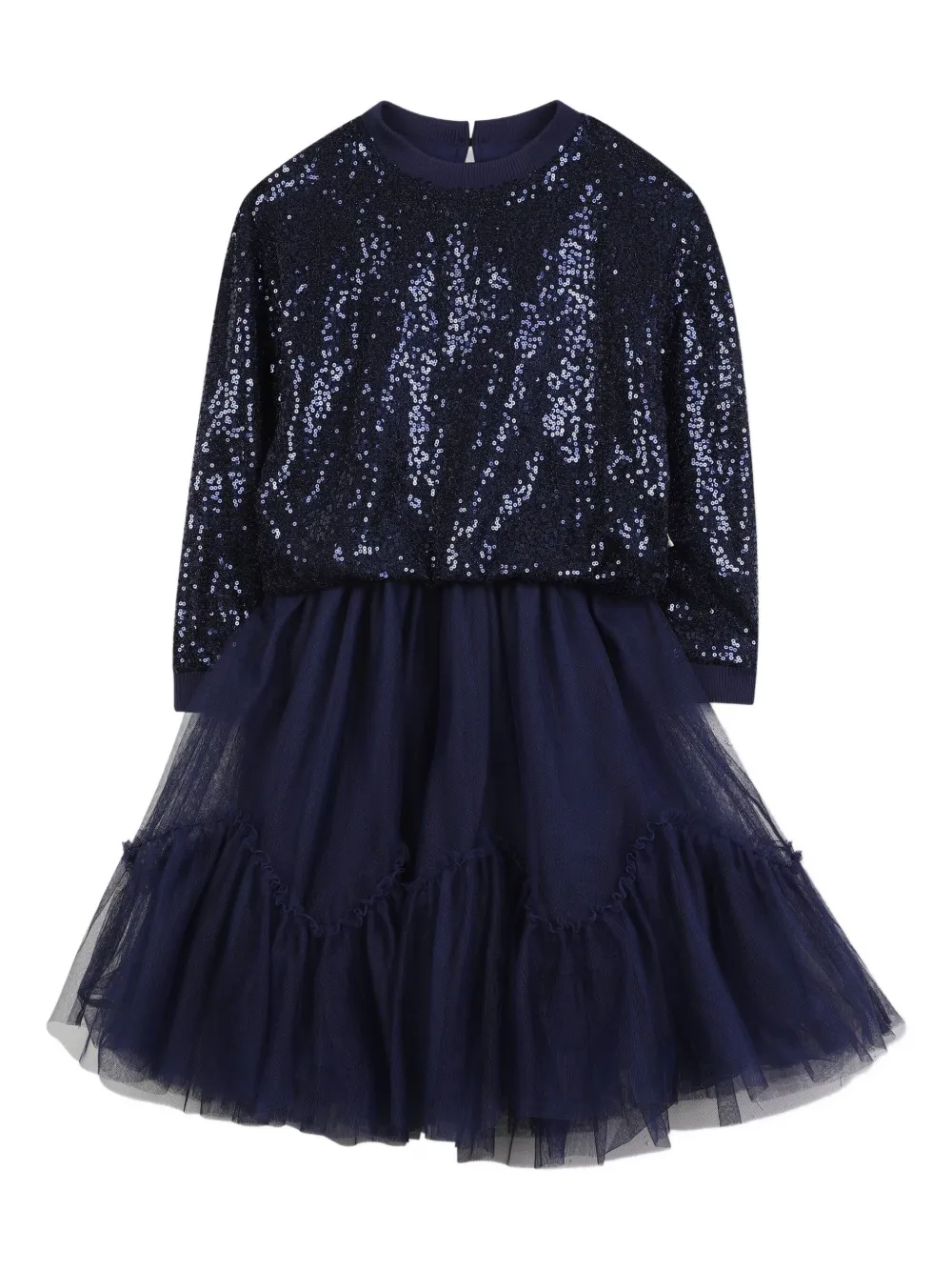 Платье из тюля с пайетками Billieblush, синий
Платье из тюля с пайетками Billieblush, синий