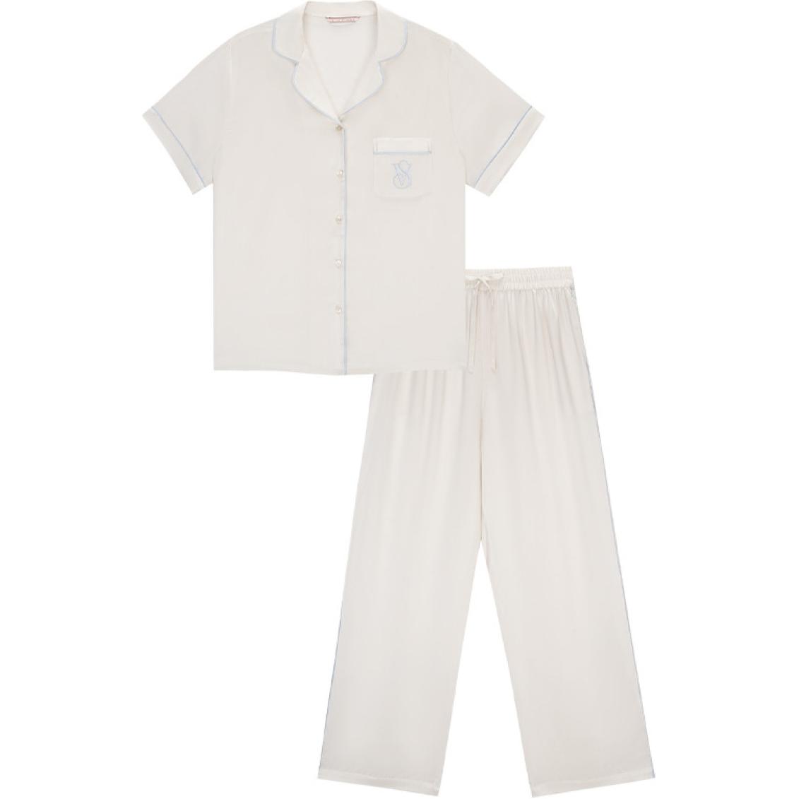 Victoria's Secret Пижамный комплект женский кокосовый белый
Victoria's Secret Пижамный комплект женский кокосовый белый