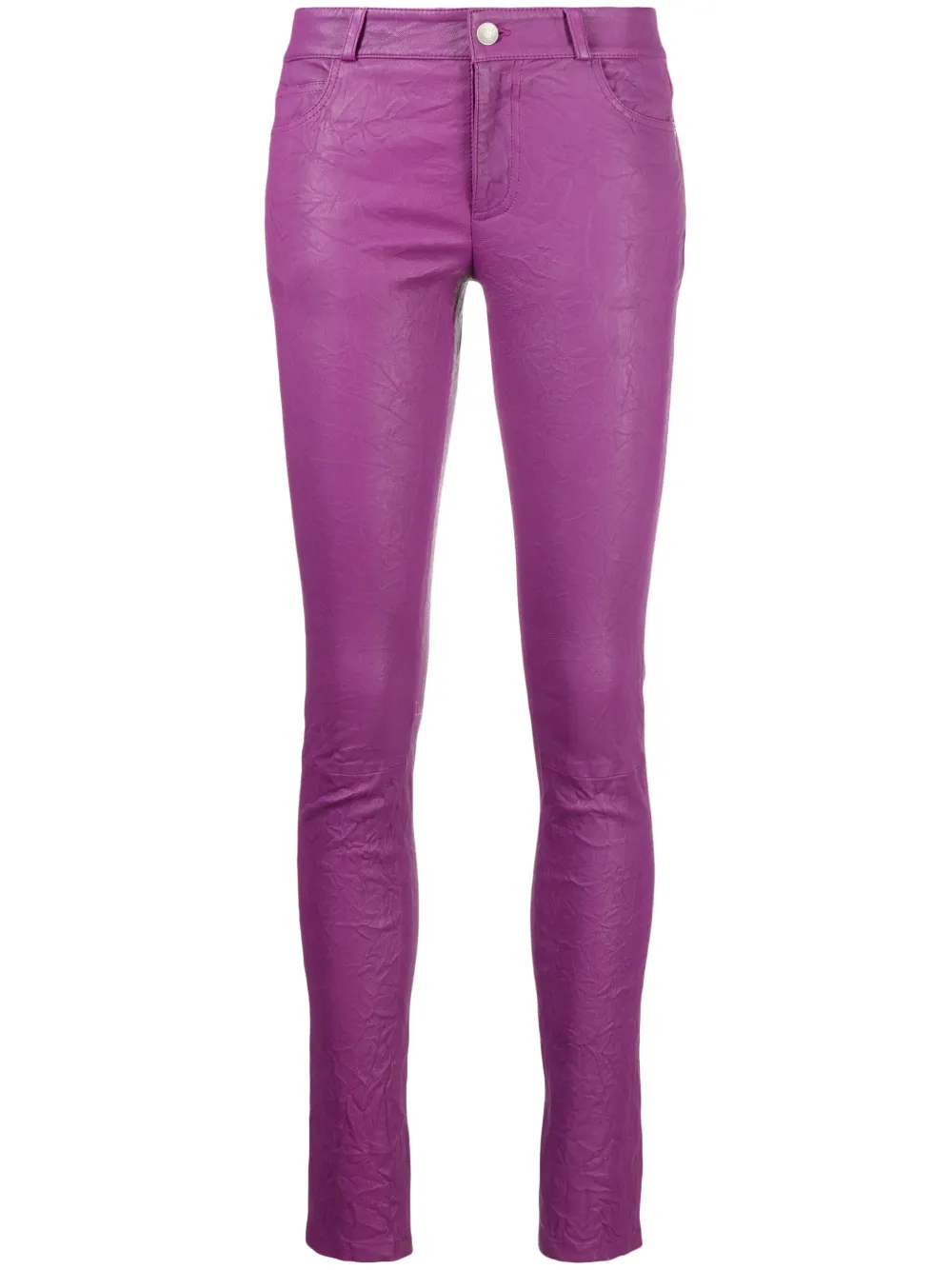 Кожаные брюки Phlame с жатым эффектом Zadig&Voltaire, фиолетовый
Кожаные брюки Phlame с жатым эффектом Zadig&Voltaire, фиолетовый