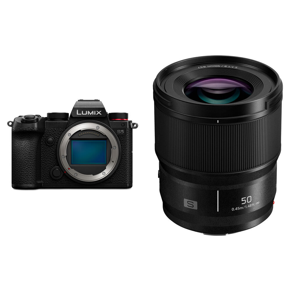 Беззеркальная камера Panasonic Lumix S5 Mirrorless Camera with 50mm f/1.8 Lens Kit
Беззеркальная камера Panasonic Lumix S5 Mirrorless Camera with 50mm f/1.8 Lens Kit