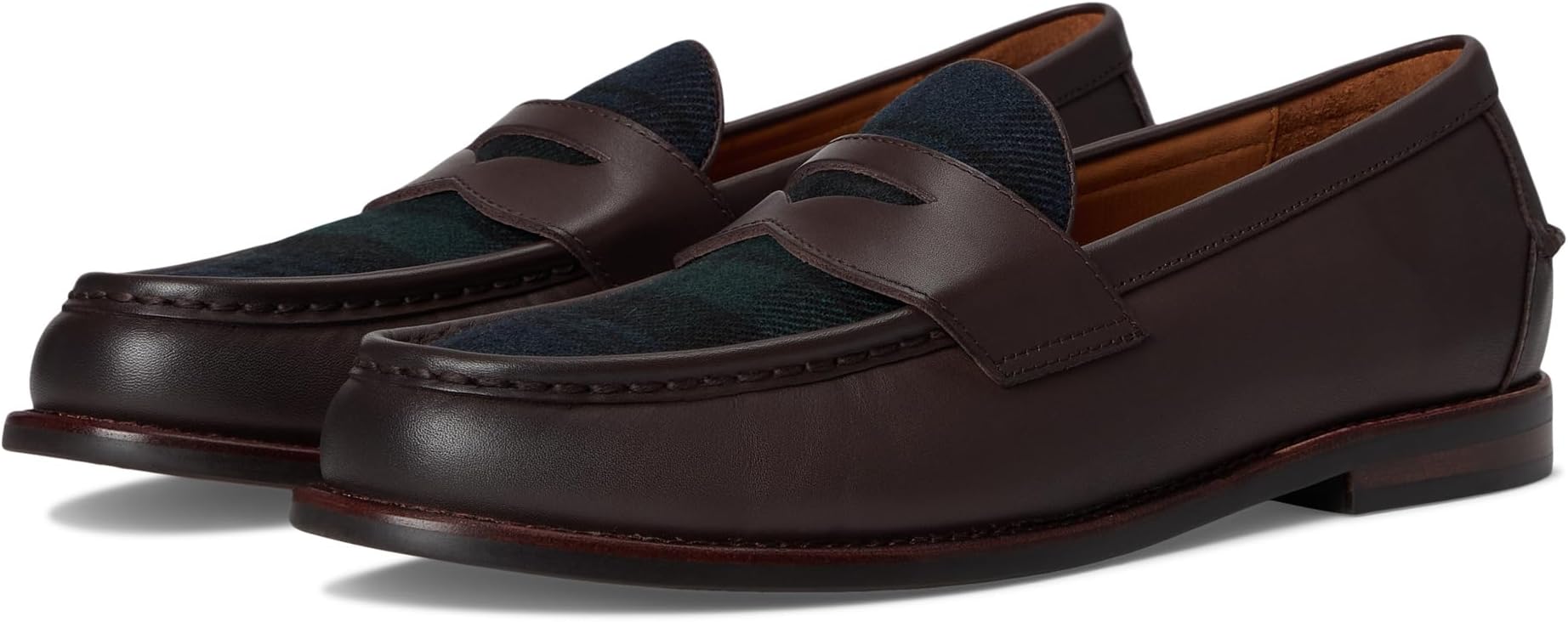 Лоферы Polo Ralph Lauren Men's Alston Leather & Plaid Wool Penny Loafers, Dark Brown/Blackwatch
Лоферы Polo Ralph Lauren Men's Alston Leather & Plaid Wool Penny Loafers, Dark Brown/Blackwatch