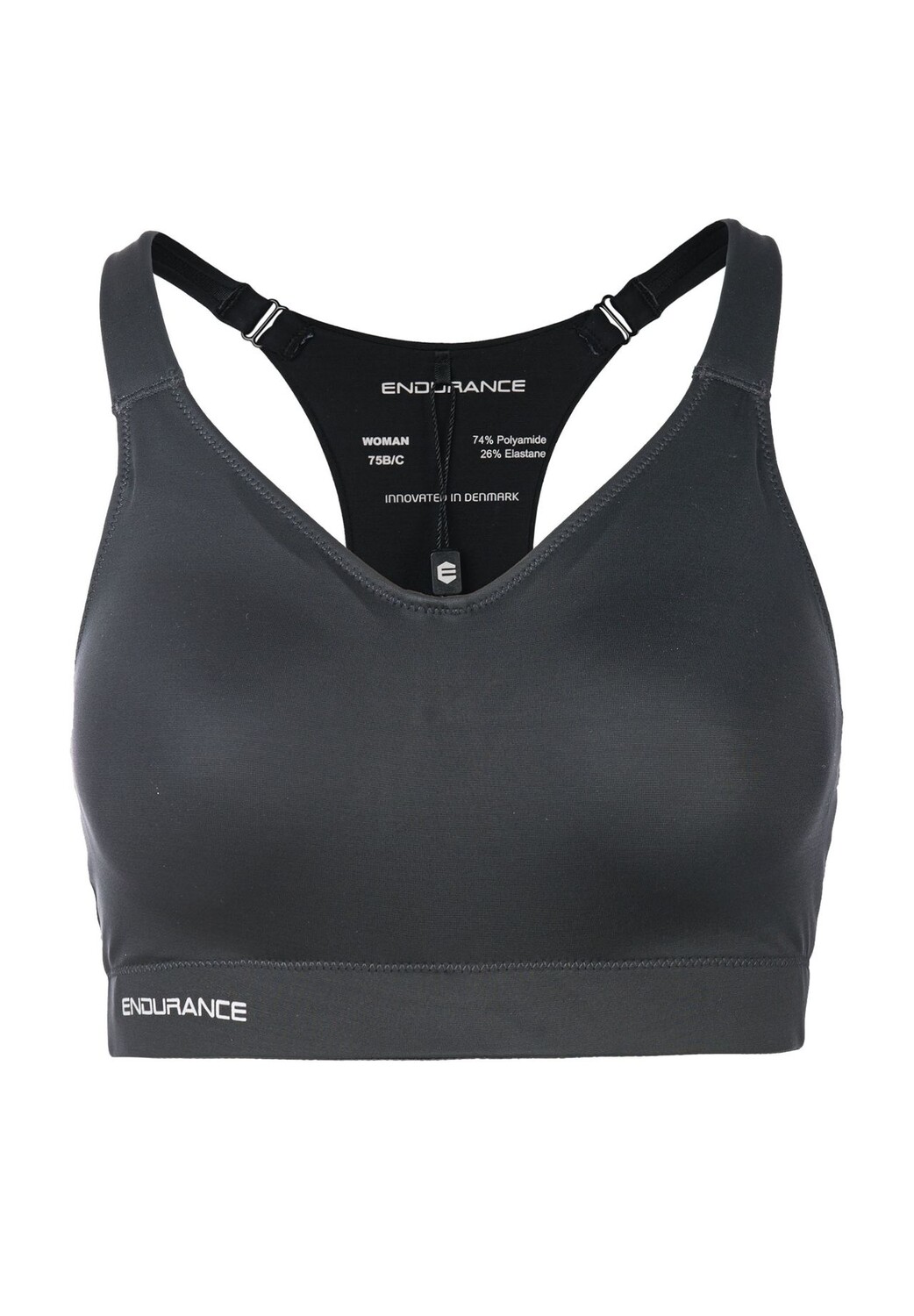 Спортивный бюстгальтер Phoebe без косточек ENDURANCE, черный
Спортивный бюстгальтер Phoebe без косточек ENDURANCE, черный