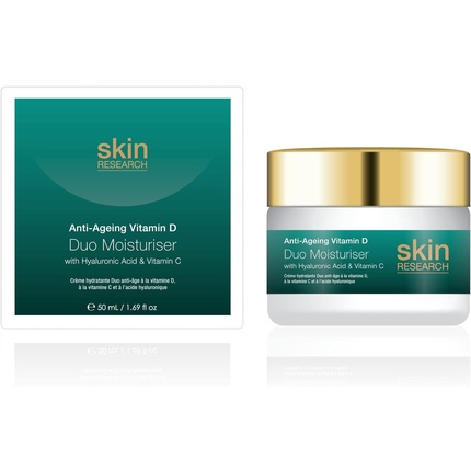 Увлажняющий крем Skin Research Anti-Aging Vitamin D with Hyaluronic Acid and Vitamin C Duo 50ml
Увлажняющий крем Skin Research Anti-Aging Vitamin D with Hyaluronic Acid and Vitamin C Duo 50ml