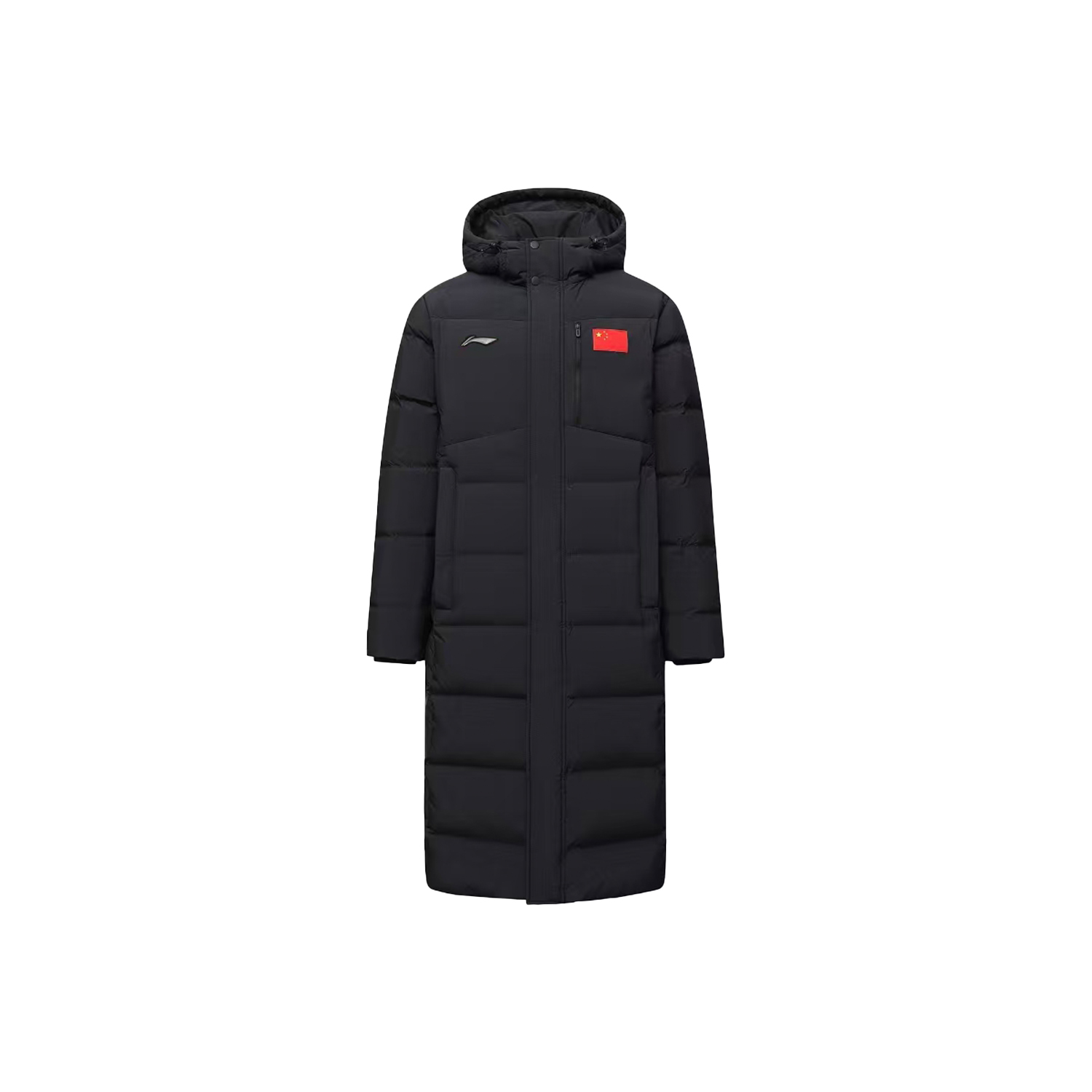 LINING Пуховики Unisex черный с белым логотипом
LINING Пуховики Unisex черный с белым логотипом