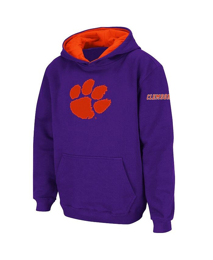 Фиолетовый пуловер с большим логотипом Big Boys Clemson Tigers, толстовка с капюшоном Stadium Athletic, фиолетовый
Фиолетовый пуловер с большим логотипом Big Boys Clemson Tigers, толстовка с капюшоном Stadium Athletic, фиолетовый