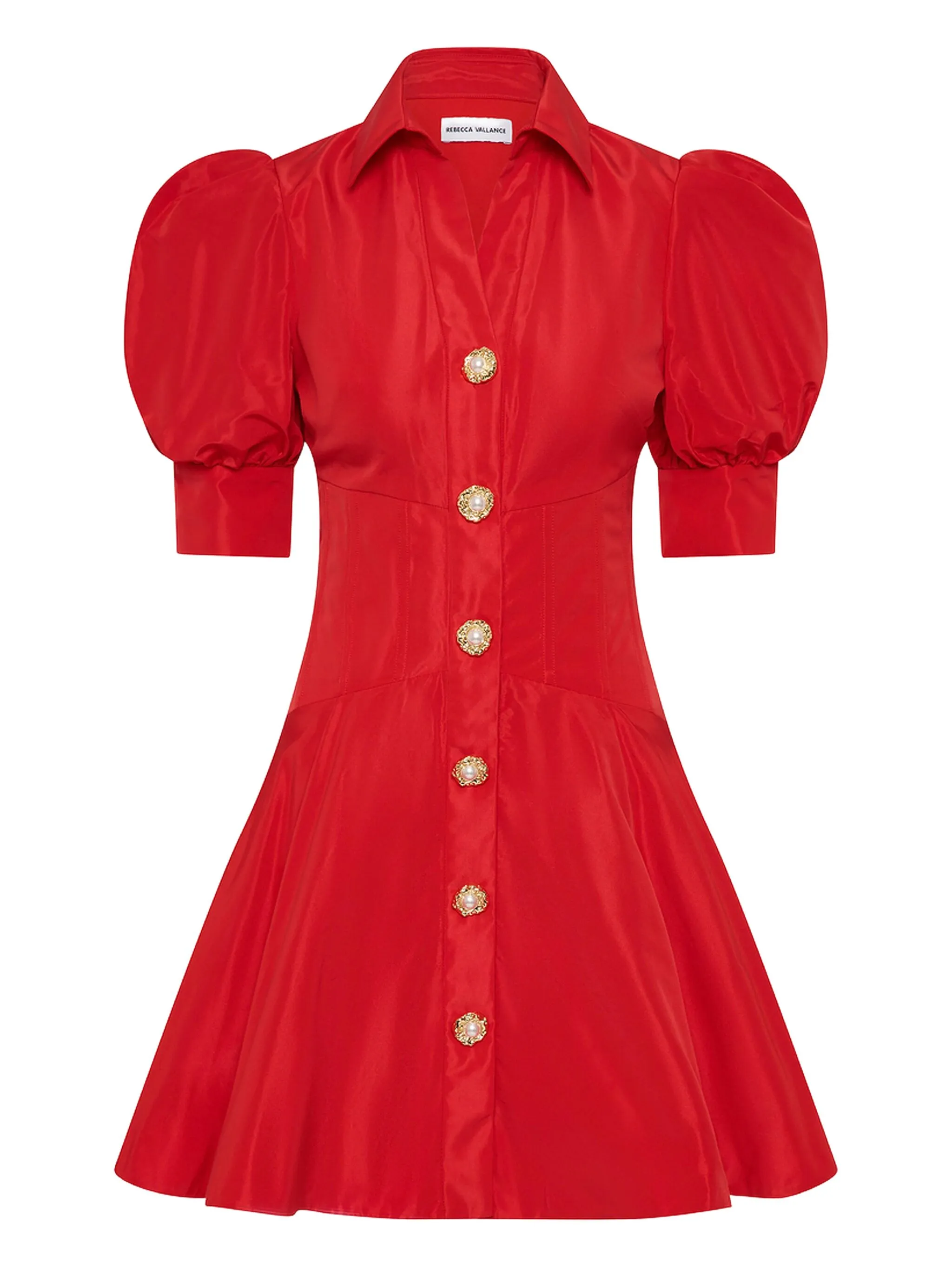Платье мини с объемными рукавами Rebecca Vallance, красный
Платье мини с объемными рукавами Rebecca Vallance, красный