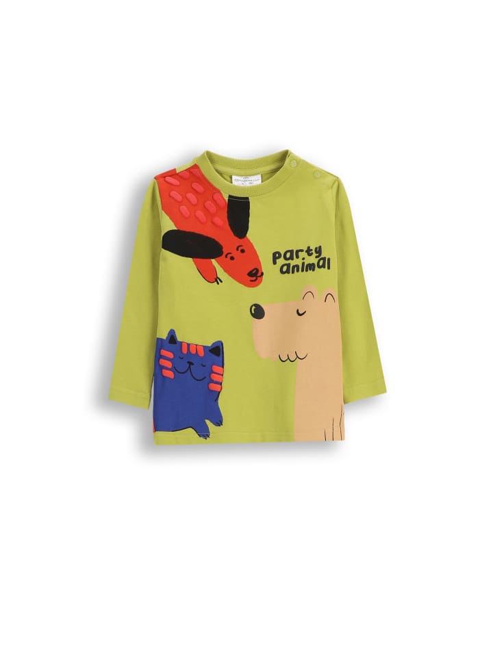 Рубашка с длинным рукавом Coccodrillo, оливково-зеленый 
Рубашка с длинным рукавом Coccodrillo, оливково-зеленый