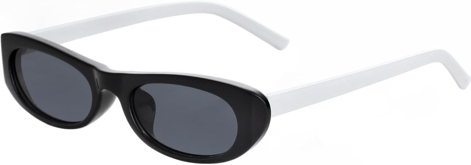 Удлинённые узкие солнцезащитные очки «кошачий глаз» для женщин и мужчин, солнцезащитные очки в стиле 90-х, маленькие овальные солнцезащитные очки для женщин, чёрные Teumire, A03 Black&white/Grey
Удлинённые узкие солнцезащитные очки «кошачий глаз» для женщин и мужчин, солнцезащитные очки в стиле 90-х, маленькие овальные солнцезащитные очки для женщин, чёрные Teumire, A03 Black&white/Grey