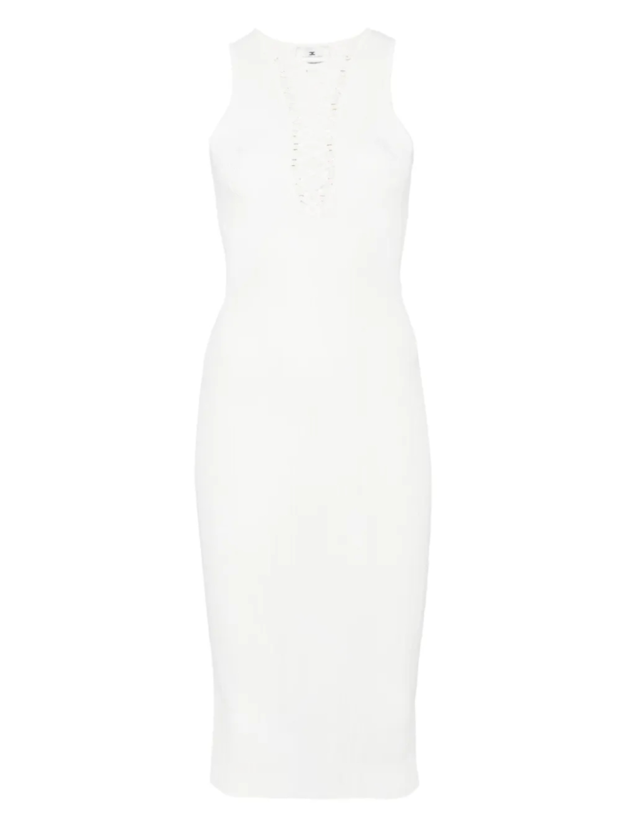 Платье миди из трикотажного полотна в рубчик Elisabetta Franchi, белый
Платье миди из трикотажного полотна в рубчик Elisabetta Franchi, белый