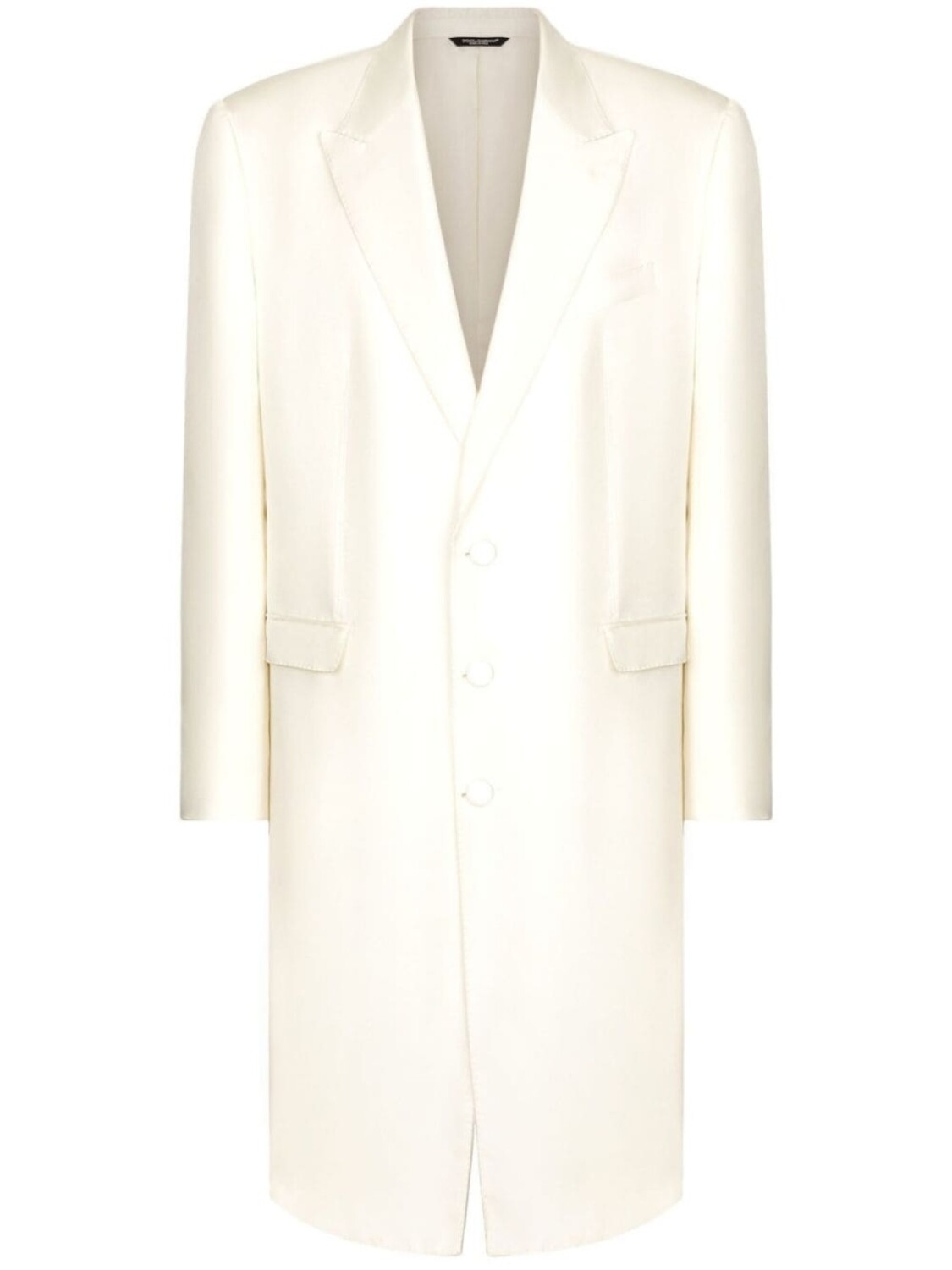 Dolce & Gabbana шелковое однобортное пальто, белый
Dolce & Gabbana шелковое однобортное пальто, белый